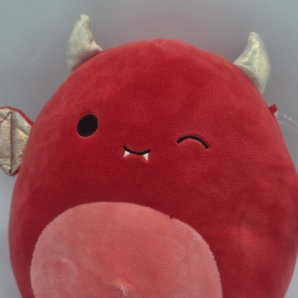 Squishmallows Karlie The Red Devil Bat Halloween Plush - Picture 2 of 5